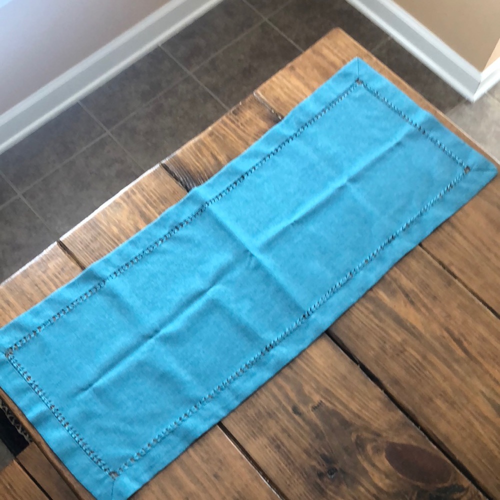 Teal 36”x14” Table Runner